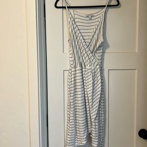 Wrap front dress